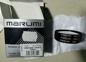52mm předsádkové čočky a UV filtr - 2