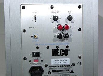 Heco Cerion 5.1a ,aktivni Subwoofer,jako novy,150 W - 2