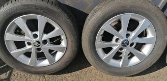 Alu Škoda Citigo 4x100 R14 Apus - ORIGINAL s pneu - 2