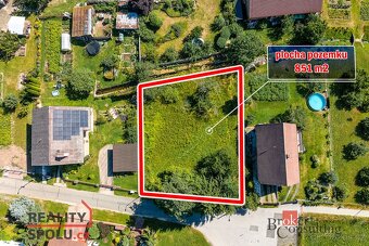 Prodej, pozemky/bydlení, 851 m2, Všestary, Hradec Králové [I - 2