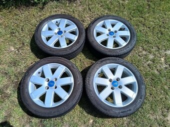 Alu kola Ford 6J x 16H2 ET47,5; pneu 195/55 R16 H - 2