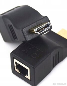 EXTENDER HDMI PŘES KONEKTOR RJ45 CAT 5e/6 cable 4K - 2