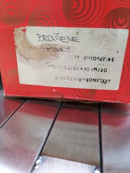 Broušené sklo misky závod Lenora - 2