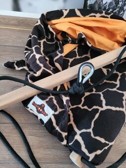 Závěsné houpací křeslo Mini hang giraffe - 2