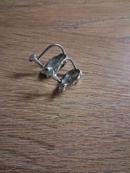 Stříbrné náušnice - Perličky - 2