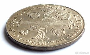 František II., tolar křížový 1795 H, Hall, 40 mm, 29,48 g,Ag - 2