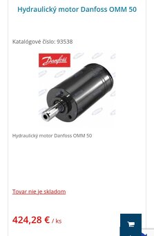Hydromotor Danfoss white OMM 50 - 2