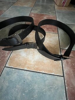 Opasek kožený 45 mm ,síla 4 mm v délce 94cm-120cm - 2