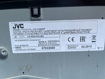 Autorádio JVC KD-X320BT - 2