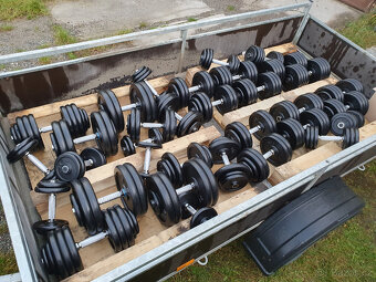 SADA činek jednoruček 5-40kg (celkem 675kg) - 2
