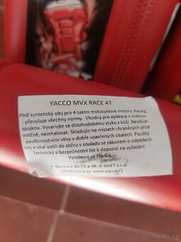 Motorový olej YACCO 10W-60 MWX RACE pro motocykly - 2