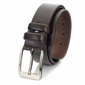 Pánský kožený opasek M4016 o šířce 4 cm - 2