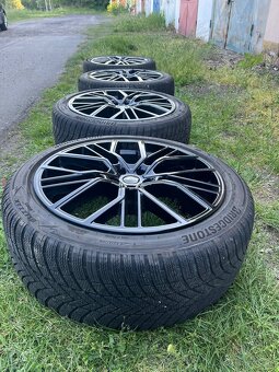 Prodám alu Brock 5x112 r22 zimní pneu 285/40/22 - 2