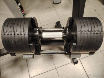 Činky s nastavitelným závažím až 36kg - nové - 2