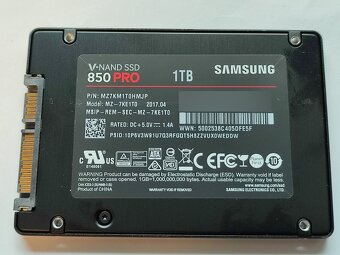 4x SSD SAMSUNG 850 PRO 1 TB SATA - otestované - 2