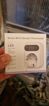 wifi termostatická zásuvka s čidlem 500kč/ks - 2