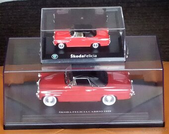 Modely aut 1:24 1:43 Škoda Felicia - 2