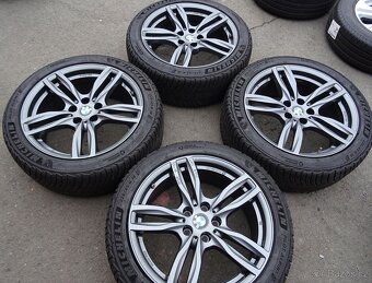 Alu disky BMW 3, 18", 5x112, ET 25, zimní sada - 2