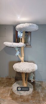 Kočičí strom škrabadlo odpočívadlo pro kočky top masiv - 2