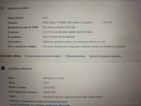 Acer Aspire 5 A515-44G-R5SA TOP STAV necelý rok starý - 2