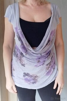 Tričko se zajímavým prostřihem - 2