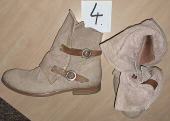 Kožené boty č.6.-39. - 2