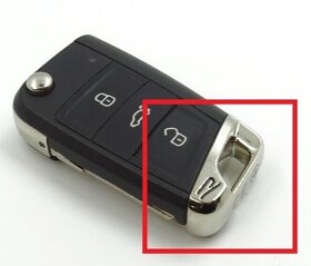 Chrom konec klíče VW R - originál - 2