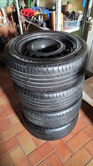 Letní pneu TOMKET + plecháče 205/55 R16 - 2