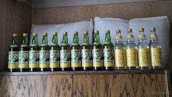 Alkohol - vodka, griotte - starý, archivní, retro alk. - 2