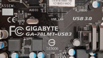 Základní deska Gigabyte GA-78LMT-USB3 soc. AM3+ - 2