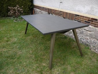 Jídelní stůl City – 230 cm – antracit / kovové nohy - 2