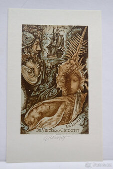 Bohumil Krátký -Plachetnice Vincenzo Cicccotti - grafika - 2