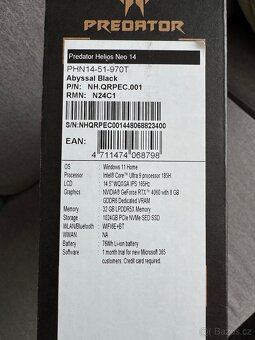 Acer Predator Helios Neo 14 - 2
