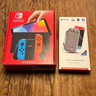 Nintendo Switch OLED Neon blue/Neon red - 2