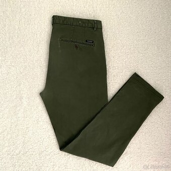 Pánské tmavě zelené kalhoty Scotch & Soda vel. W36 L32 - 2