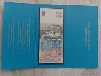 Pamětní bankovka Dominik Hašek 39 - 2