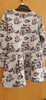 Teplejší mikinové šaty – Blue Seven, vel. 110 (cca 5 let) - 2