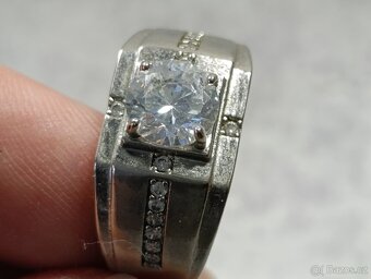 Krásný pánsky starý prsten, velikost 64 - 2