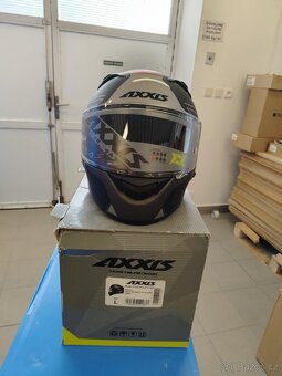 nová přilba AXXIS RACER GP SV FIBER tech velikost L - 2