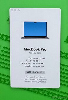 MacBook Pro 16” 2023 CTO /16GB RAM/1TB SSD/Záruka - 2