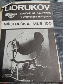 Míchačka stavební MLB 150 - 2