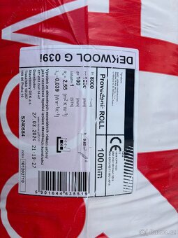 Tepelná izolace DEKWOOL G 039i - 2