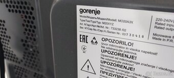 Mikrovlnka Gorenje MO20A3X - 2