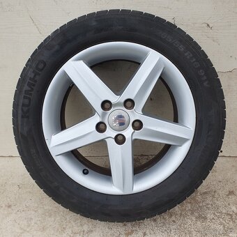 Alu kola Seat 16" 5x112, letní Kumho 205/55R16 - 2