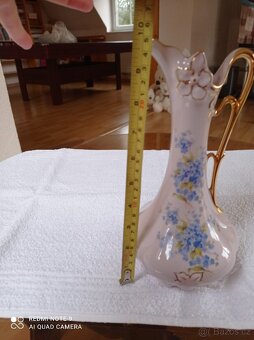 Originální růžový porcelán.Karafa - 2