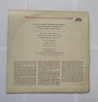 PRODÁM GRAMOFONOVOU DESKU - PŘEDEHRY KLASICKÝCH OPERET - 2