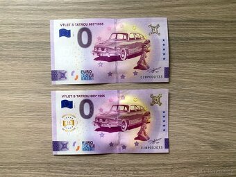 2x 0 Eurosouvenir Výlet s Tatrou 603 č. 133 + 2033 - 2