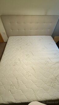 Čalouněná postel MARIKA 180x200, béžová - 2