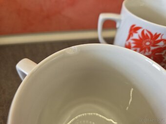 Retro hrnečky jetel Czechoslovakia typ A - 2