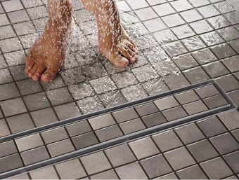 NOVÝ Koupelnový žlab celonerezový - 2